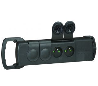 Sabot électrique caoutchouc 16A 5m