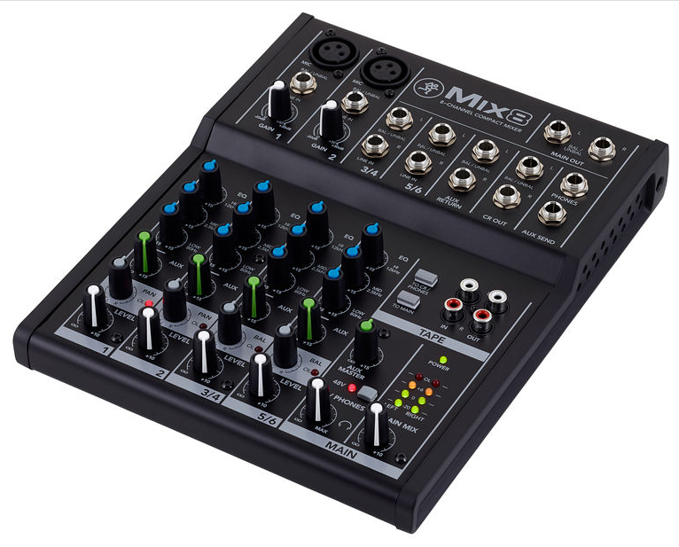 Console son Mackie Mix8