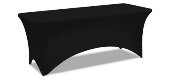 Housse de table noire